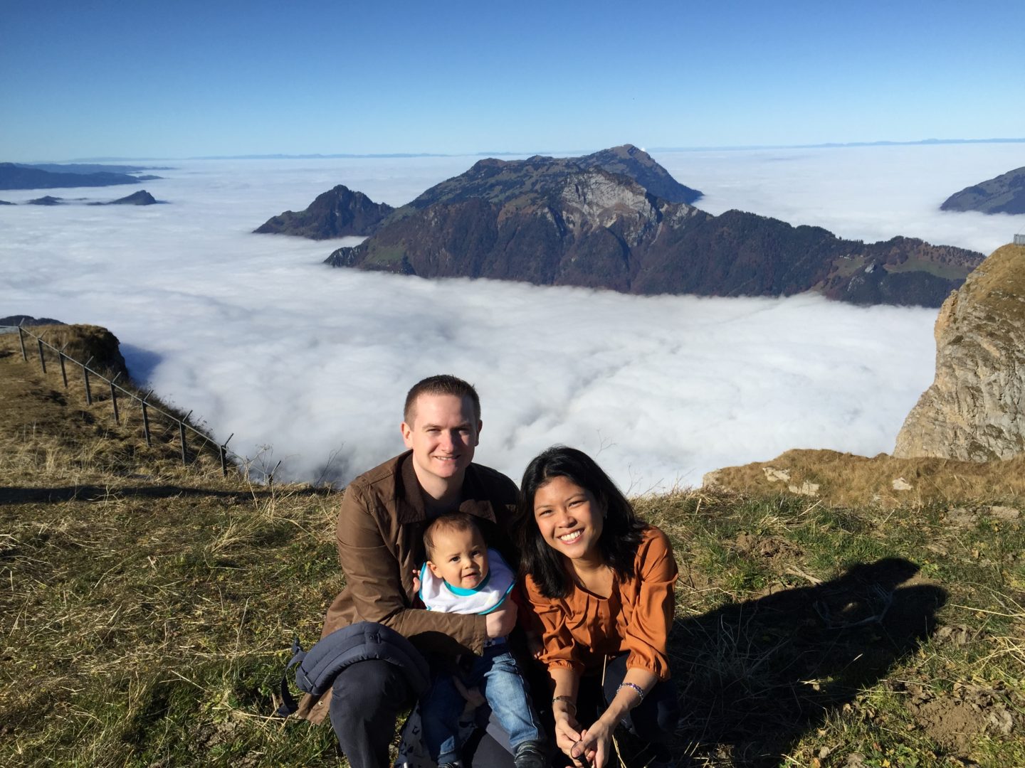 Above the clouds in Fronalpstock