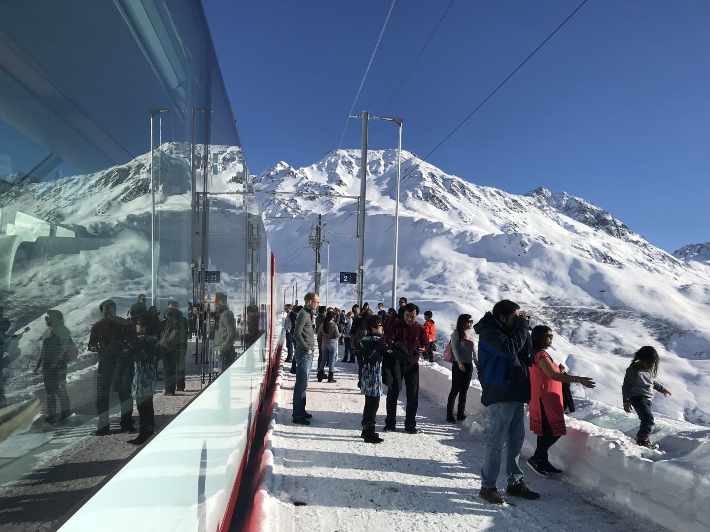 Glacier Express from Zermatt to St Moritz