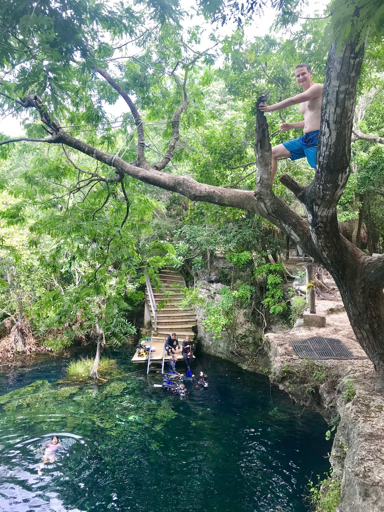 Kid friendly cenotes near Playa del Carmen - Travel Muse Family