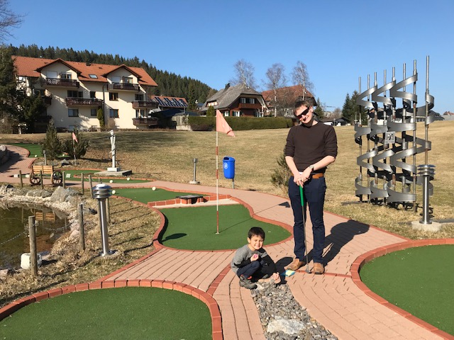 Mini Golf Titisee Black Forest with Kids
